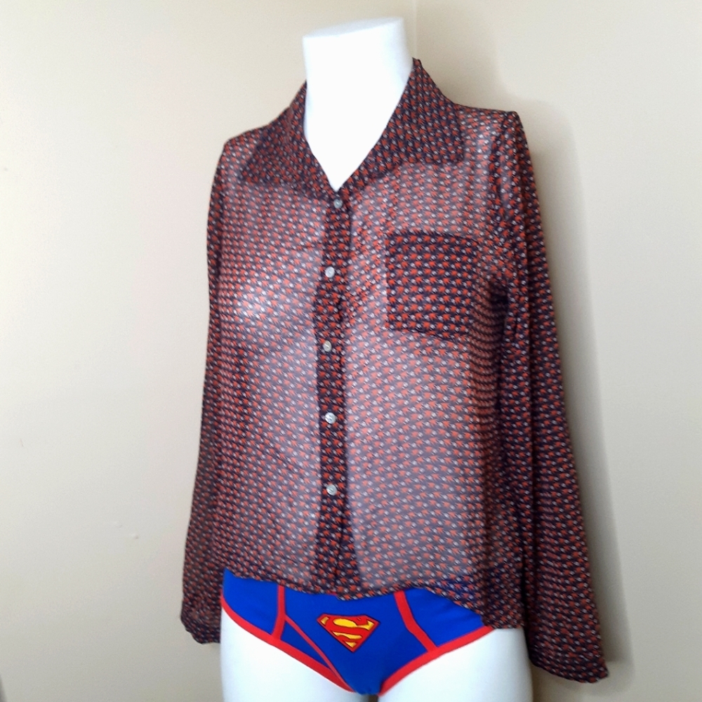 FREE ADD ON Sheer Blouse